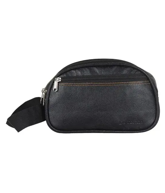 Aspen Leather Black Waist Bag for Travelling Buy Aspen Leather Black Waist Bag for Travelling Online at Low Price Snapdeal