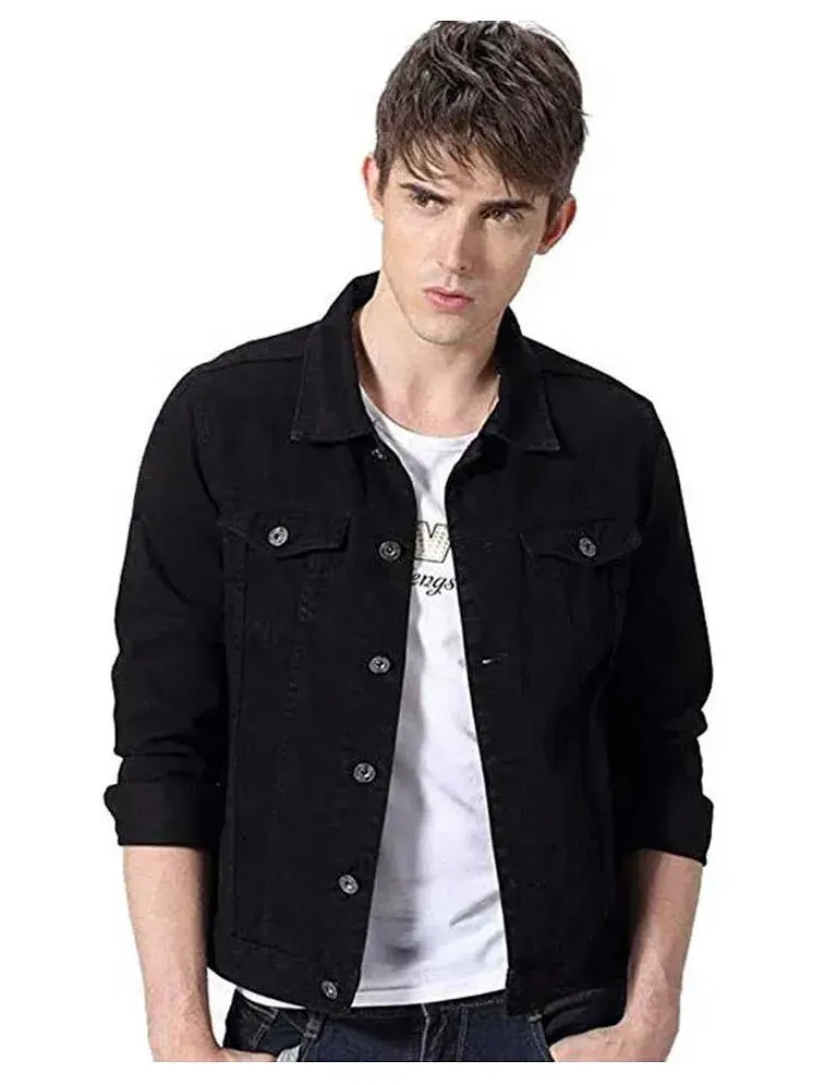 Mens jeans jacket snapdeal best sale