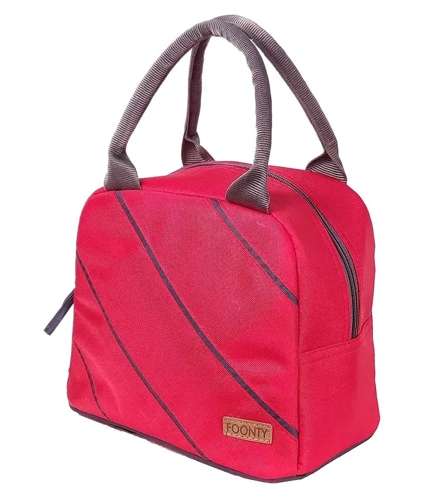 Buy Foonty Red Lunch Bags 1 Pc at Best Prices in India Snapdeal