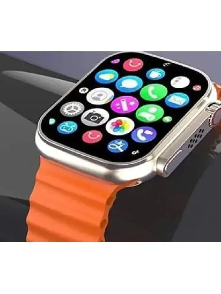 Life Like Ultra BT Calling Touch Screen Orange Smart Watch