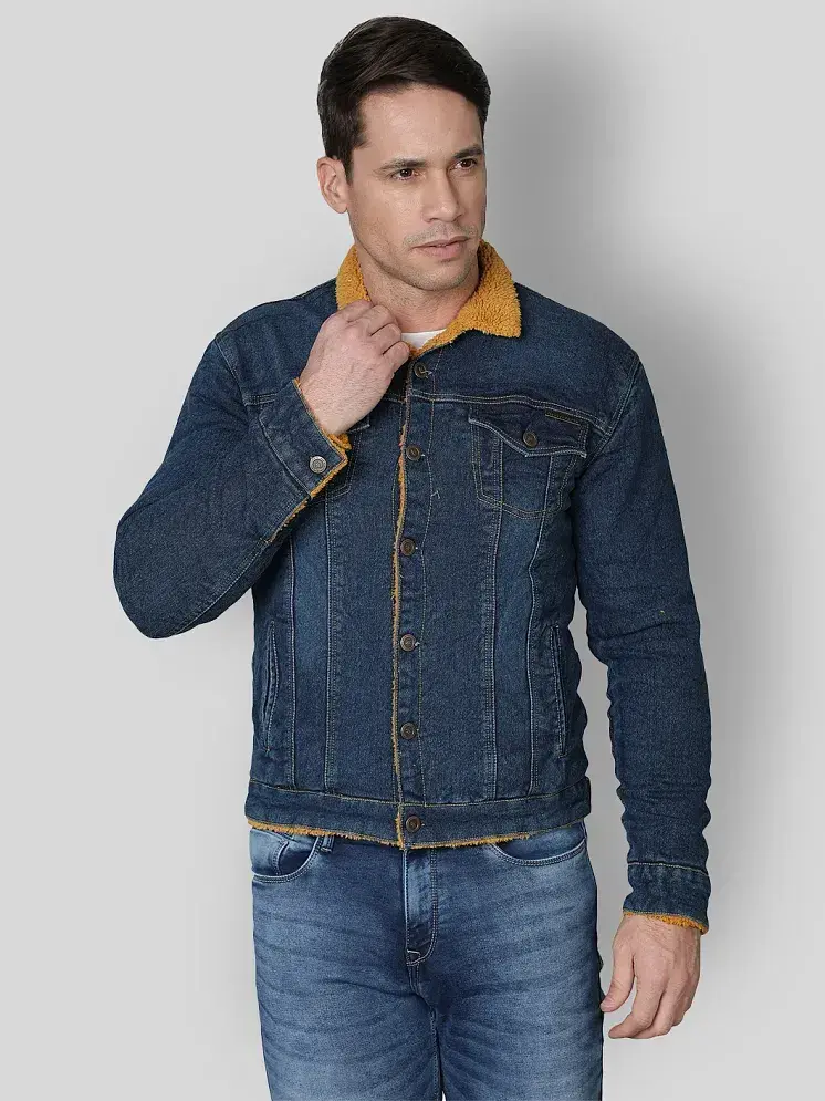 NUEVOSPORTA Yellow Denim Regular Fit Men s Denim Jacket Pack of 1