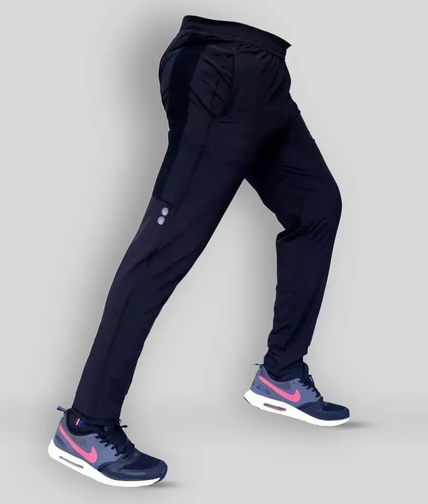 Buy RANBOLT Black Polyester Men s Trackpants Pack of 1 Online at Best Price in India Snapdeal