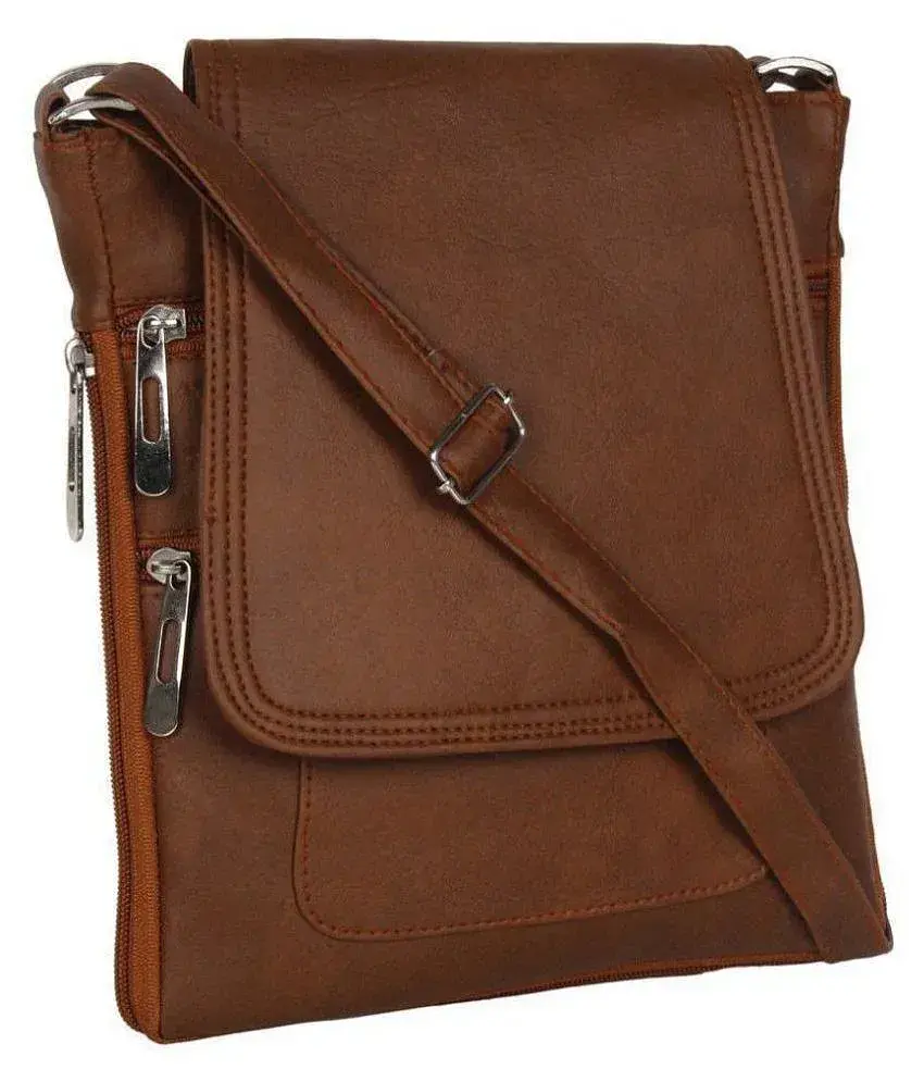 Buy Parrk Brown PU Sling Bag Online at Best Price in India Snapdeal