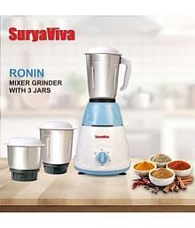 SURYAVIVA Ronin Mixer Grinder 500W 3 Jars Mixer Grinder