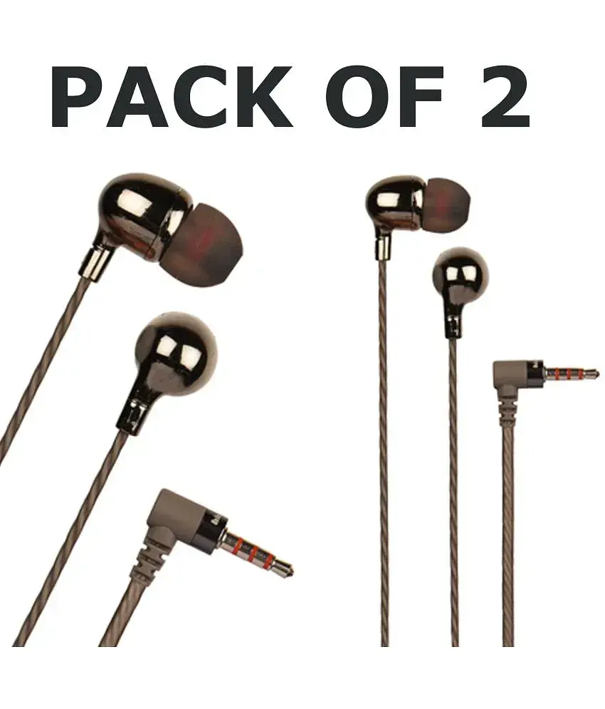 Buy hitage HB 27 COMBO EARPHONE 3.5 mm Wired Earphone In Ear Comfortable In Ear Fit Silver Online at Best Price in India Snapdeal