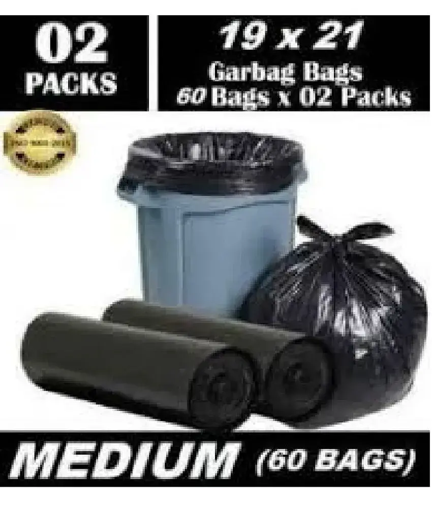 saiswar Black Plastic Garbage Bag Pack of 2 Buy saiswar Black Plastic Garbage Bag Pack of 2 Online at Low Price Snapdeal