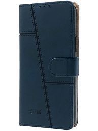 Gemesha Blue Flip Cover Artificial Leather Compatible For Vivo Y73 ( Pack of 1 )